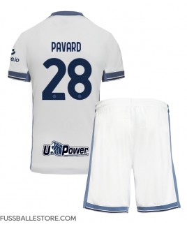 Günstige Inter Milan Benjamin Pavard #28 Auswärts Trikotsatzt Kinder 2024-25 Kurzarm (+ Kurze Hosen)